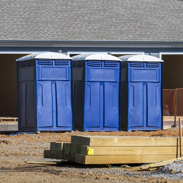 how often are the portable restrooms cleaned and serviced during a rental period in Port Isabel TX